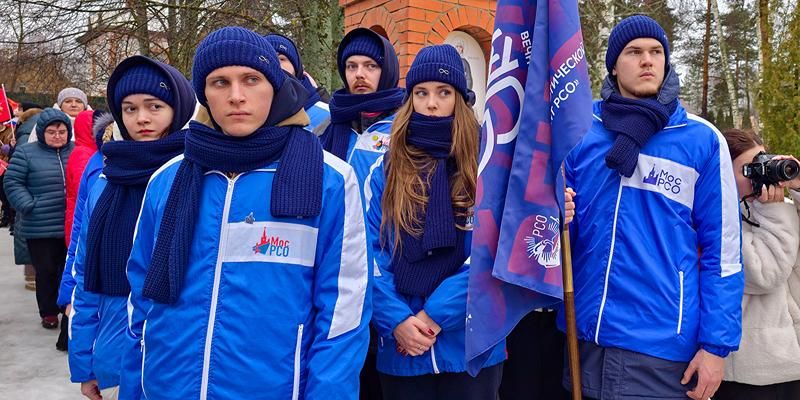 Студотряды Москвы приняли участие в акции «Снежный десант РСО. Десант Победы»