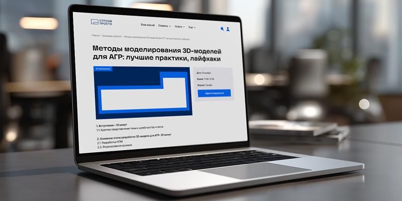 Более 20 бесплатных семинаров по подготовке 3D-моделей провели в 2025 году