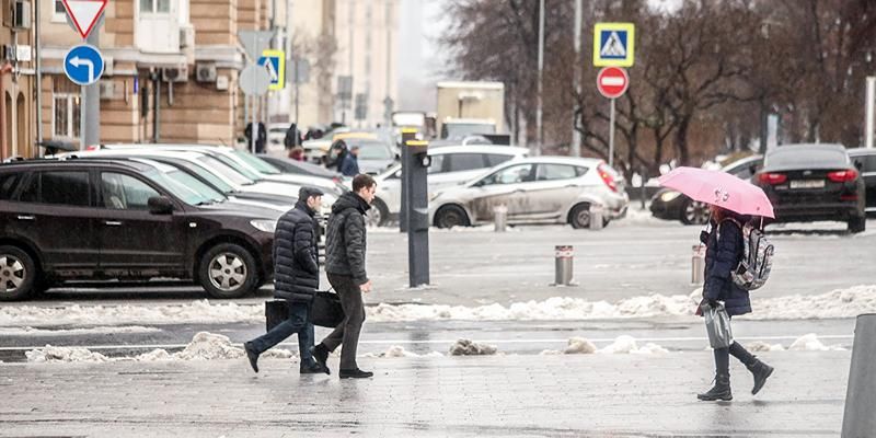 На столичных дорогах возможно образование гололедицы