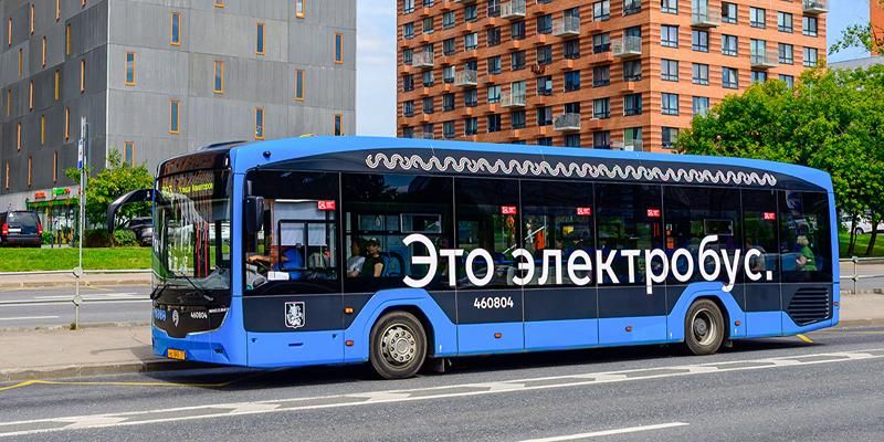 Электробусы вышли на маршрут № 324 на северо-западе столицы