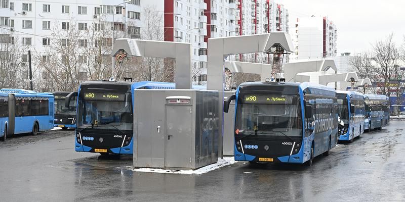 Сеть станций, где могут зарядиться электробусы, стала больше