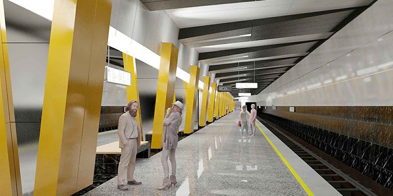 Станция «Вавиловская» Троицкой линии метро готова почти на четверть