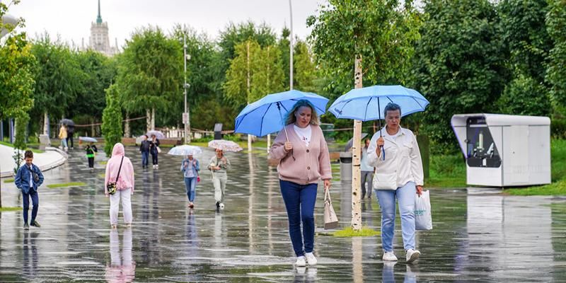 В течение дня в столице ожидаются ливни и грозы