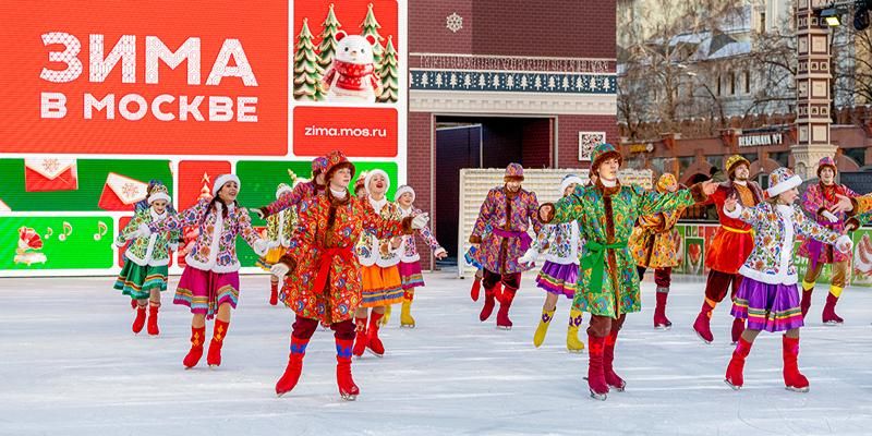 «Зима в Москве»: ведущие фигуристы представят ледовые шоу «Масленица»