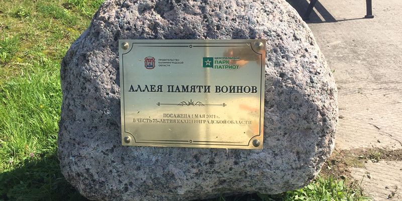 В парке «Патриот» открыли Аллею памяти воинов