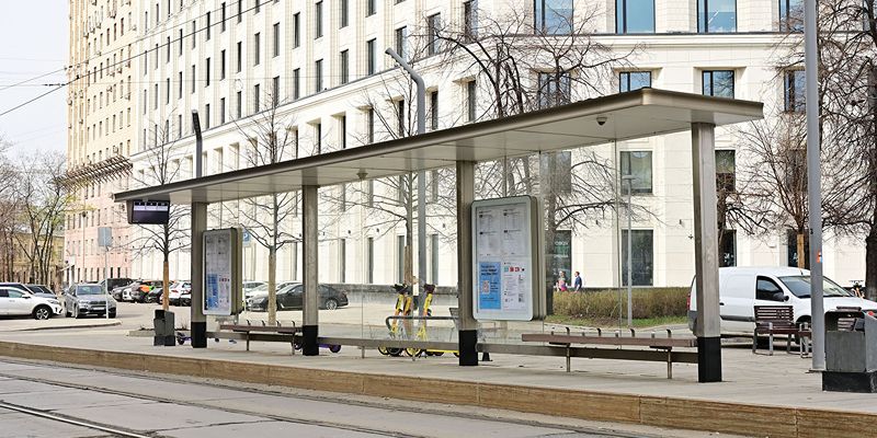 В Москве установлено почти восемь тысяч современных остановочных павильонов