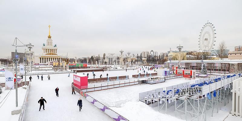 Благотворительная акция пройдет на катке ВДНХ в рамках проекта «Зима в Москве»