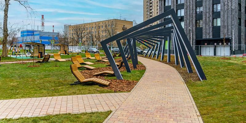 В Щукине появилось новое пространство для прогулок и занятий спортом