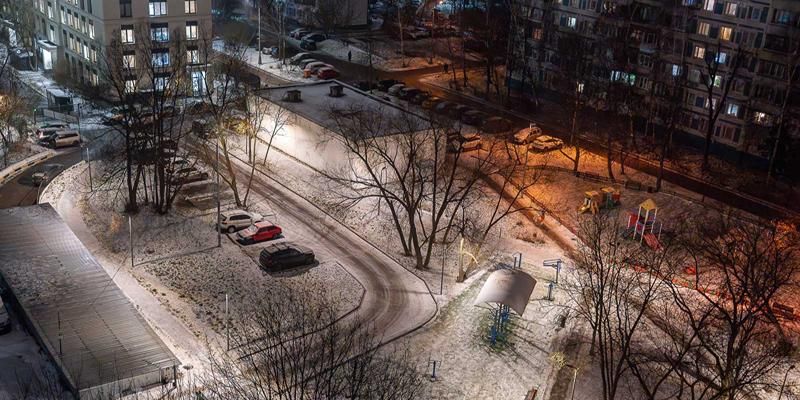 На юго-западе столицы модернизируют систему уличного освещения