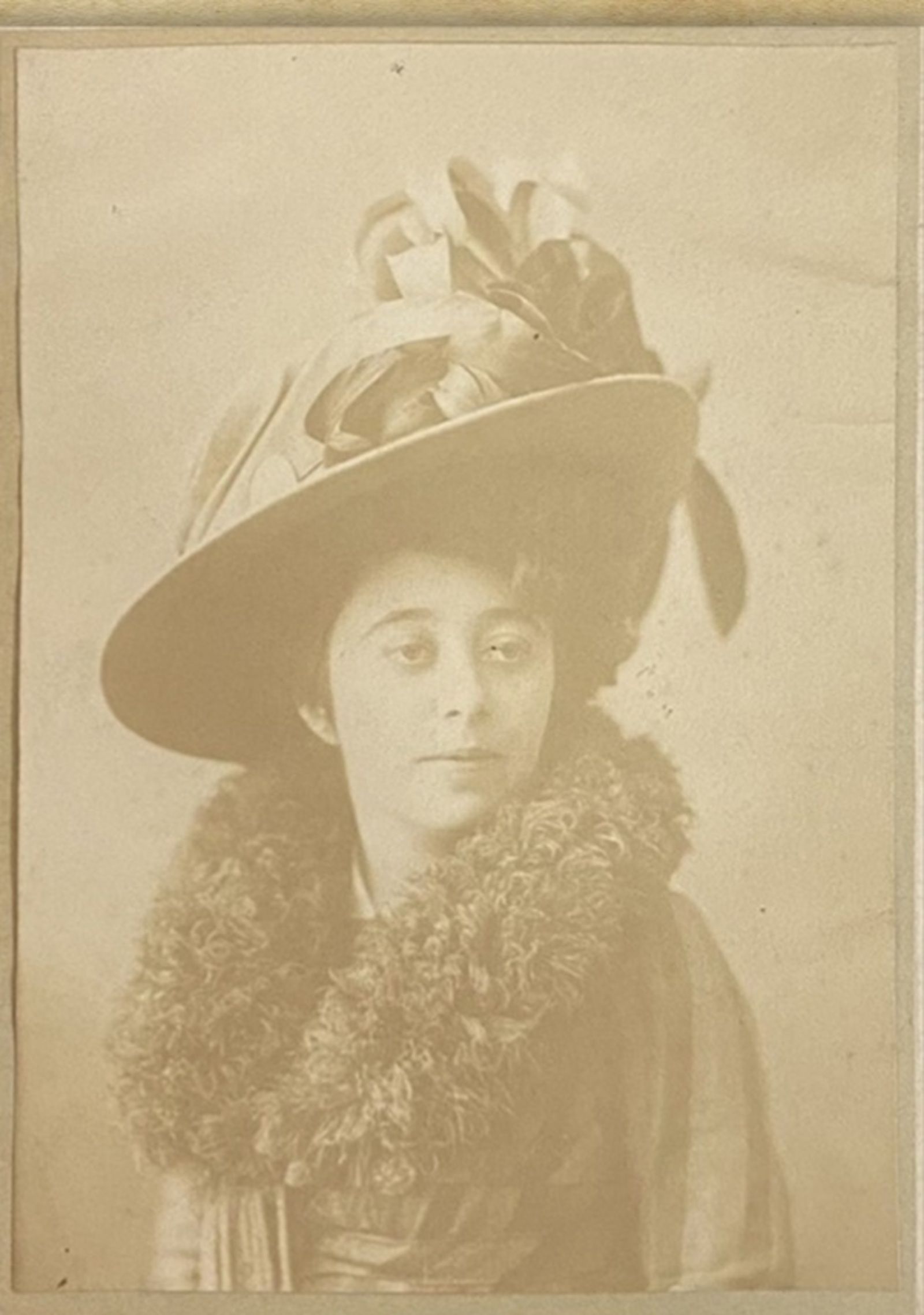 С. Заречная. 1909 г. Главархив Москвы