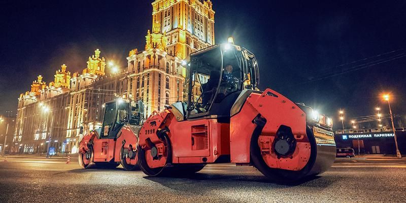 На Кутузовском проспекте и Можайском шоссе обновили асфальт