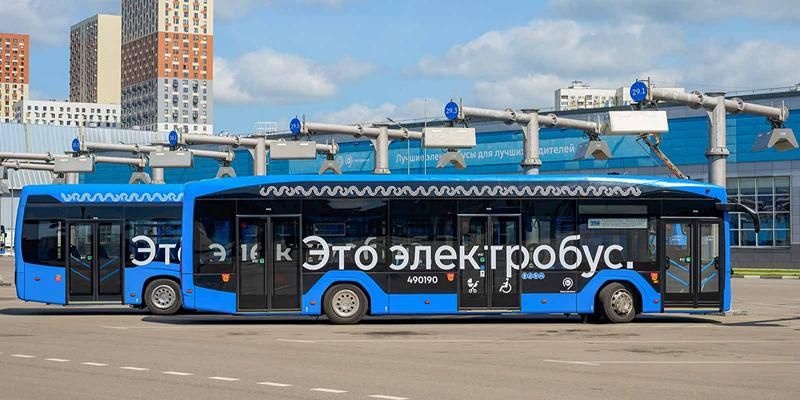 19 городских маршрутов обслуживает электробусный парк «Митино»