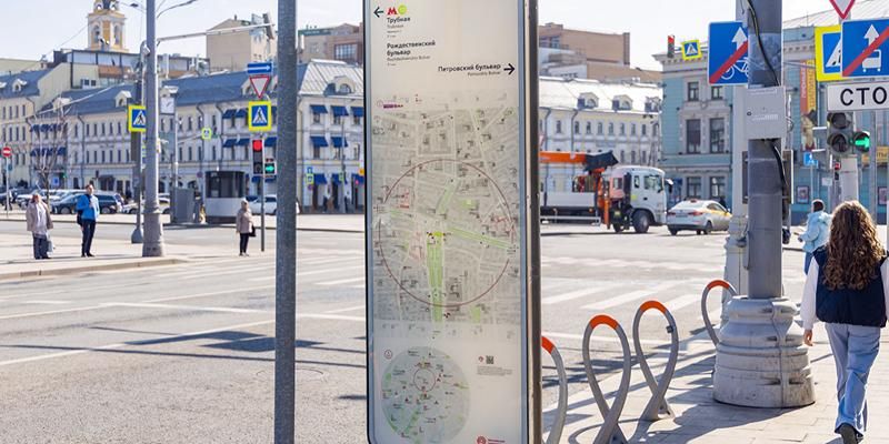 В этом году в Москве установят еще около 300 навигационных стел