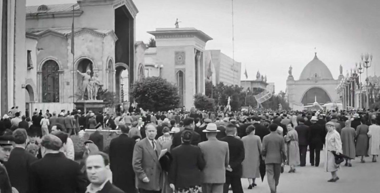 Кадр из видеоролика «ВДНХ. 1959 год». Главархив Москвы