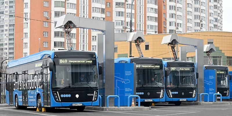 В Москве установили 14 новых зарядных станций для электробусов