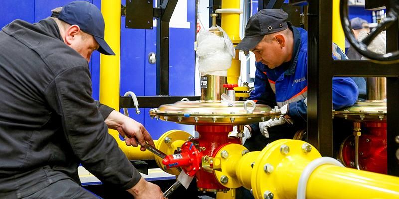 Завершилась реконструкция газорегуляторного пункта в поселке Малино