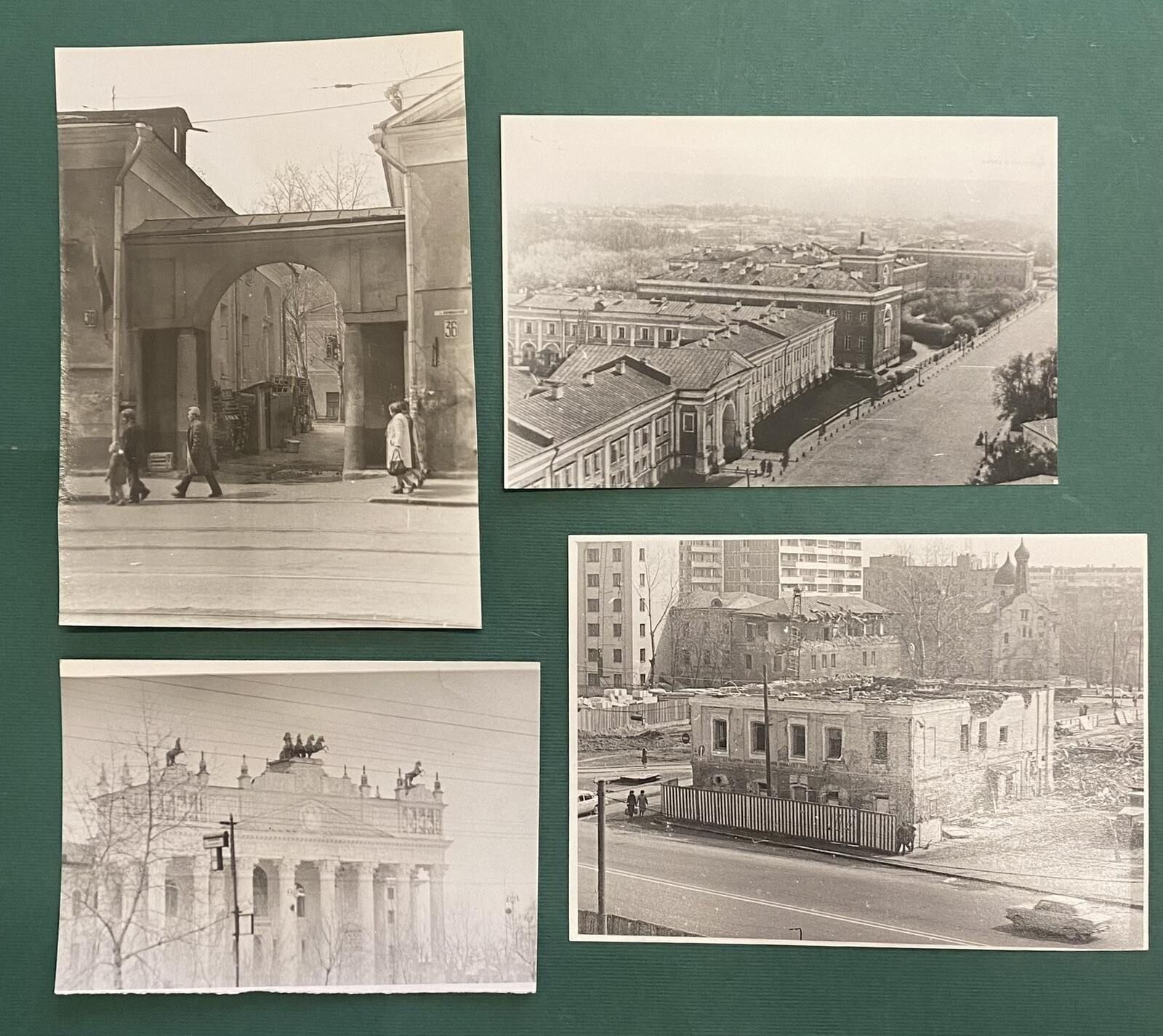Фотографии с видами улиц Москвы. 1970-е&ndash;1980-е гг. Главархив Москвы