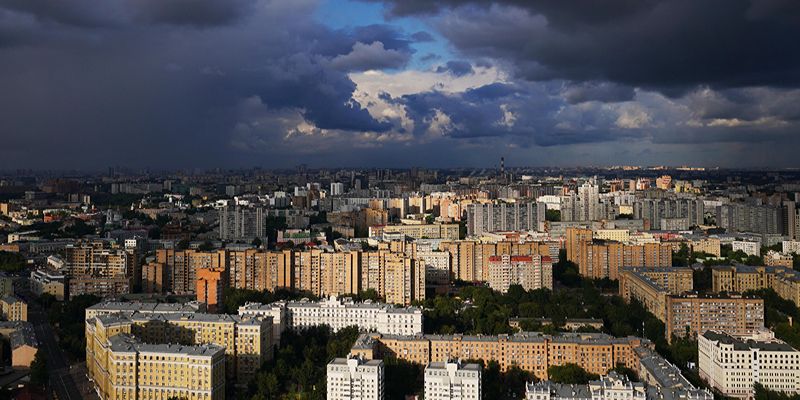 В Москве ожидаются ливни с грозами и сильным ветром