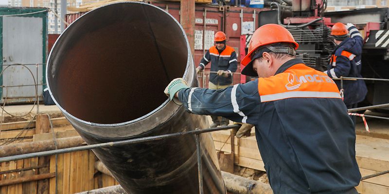 В районе Текстильщики завершилась реконструкция газопровода