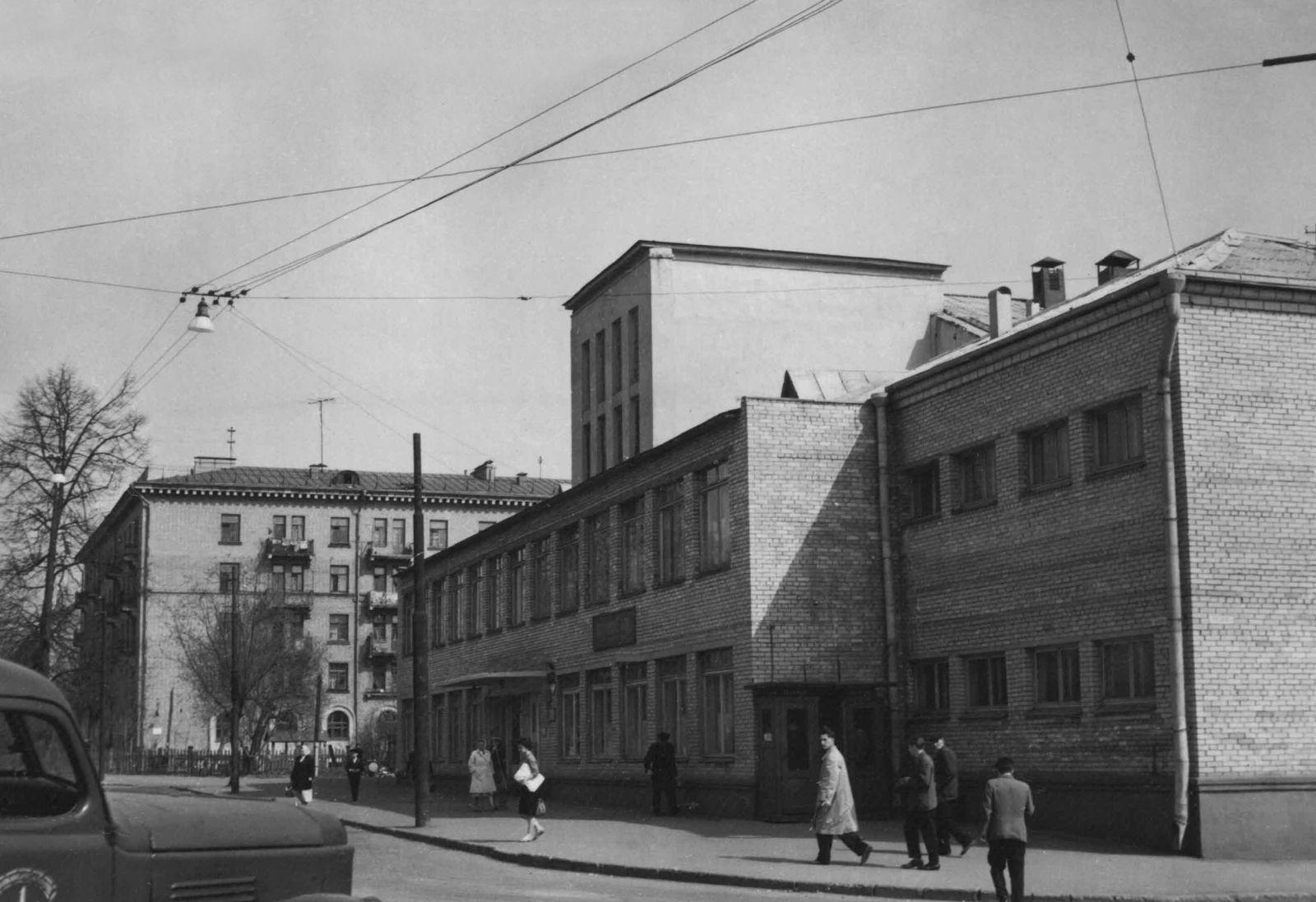 Здание бани в Сокольниках. Автор  &ndash; А. Жиляков. Москва. 1970 г. Главархив Москвы
