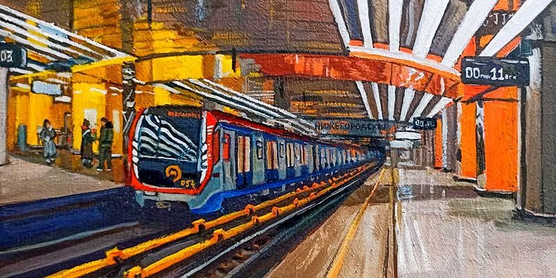 Масло, акварель и галлитика: участники проекта «Искусство в метро» — о творчестве и вдохновении
