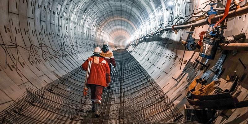 Монолитные работы на строящейся станции метро «Липовая роща» выполнены на четверть