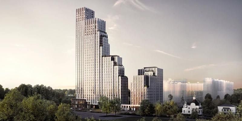 Завершено устройство фундамента в жилом комплексе на западе столицы
