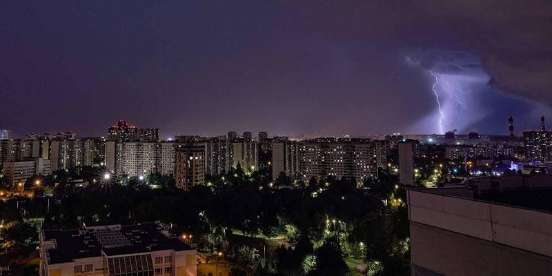В ночь с 18 на 19 августа в столице ожидается дождь с грозой
