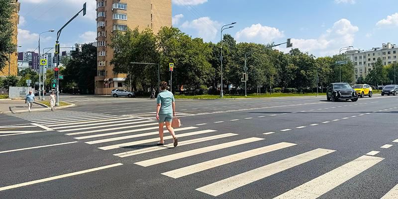 В Новоспасском проезде закончили ремонт дорожного покрытия