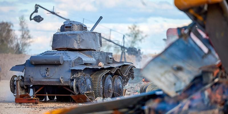 Раритетная военная техника участвует в спектакле «Победа! Знамя над Рейхстагом!»