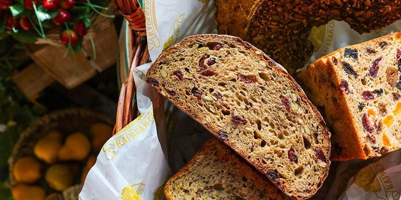 Хлеб с куркумой, медом и овощами можно купить на московских ярмарках