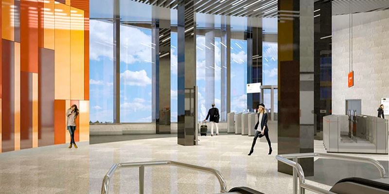 Станция «Корниловская» Троицкой линии метро готова на две трети
