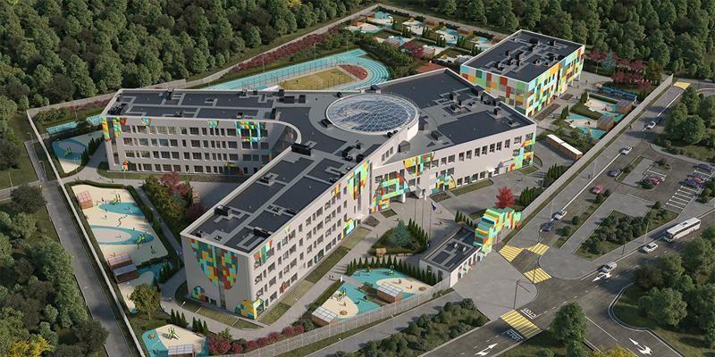 Завершен монолит образовательного комплекса на 1450 мест в Воронове