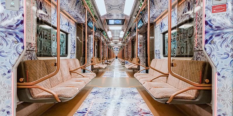 На Кольцевой линии метро начал курсировать поезд «Ледяной»