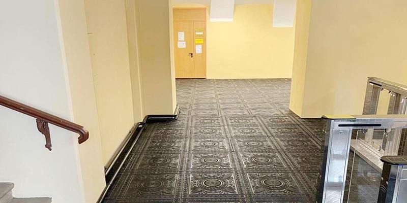 В доме Еропкина на Остоженке отреставрировали чугунные полы