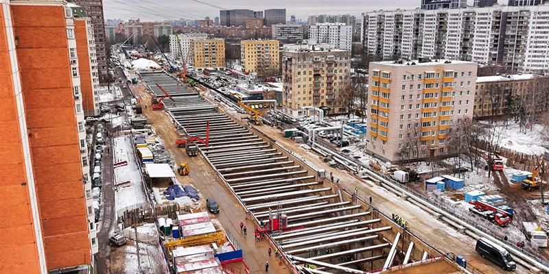 Проходка второго тоннеля между станциями «Народное Ополчение» и «Бульвар Генерала Карбышева» выполнена на три четверти