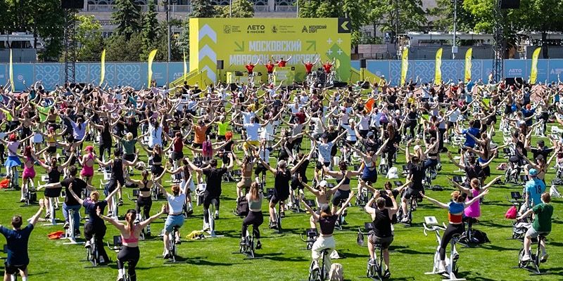Более четырех тысяч человек приняли участие в Московском марафоне тренировок: установлены два мировых рекорда