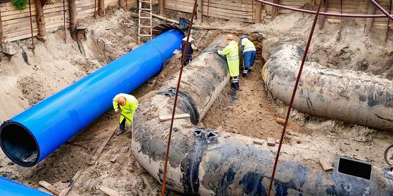 Более 36 километров водопроводных и канализационных сетей обновили в Москве с начала года