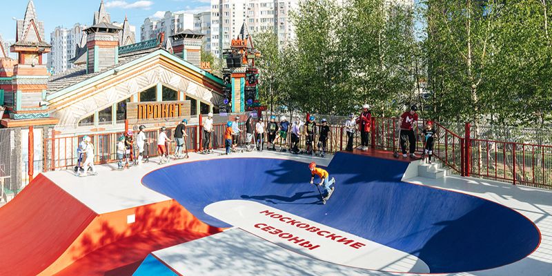 Спорт и хорошее настроение: на фестивальных площадках «Московских сезонов» работает шесть скейт-парков и роллердром