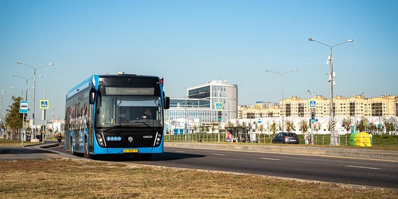 Электробусы вышли еще на два городских маршрута