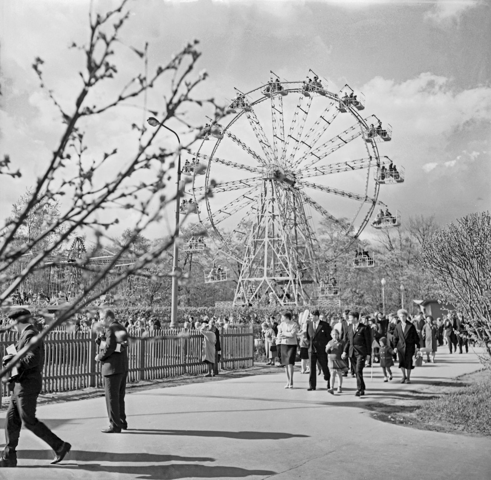 В парке культуры и отдыха «Сокольники». Москва. [1969]. Фото А. Жилякова. Главархив Москвы