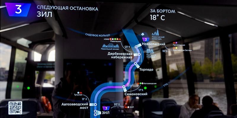 В Москве обновили схемы речных маршрутов