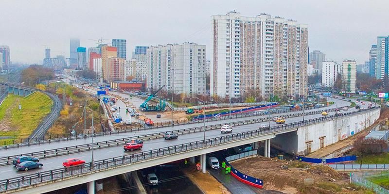 Строительство дорог в рамках проекта улично-дорожной сети в СВАО выполнено на 55 процентов