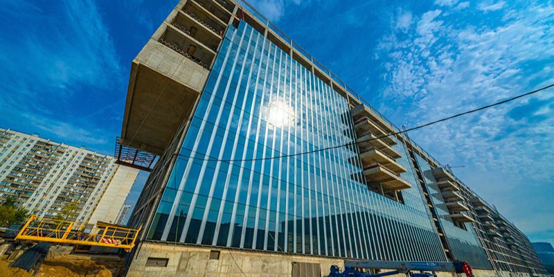 Башня национального космического центра готова более чем на две трети