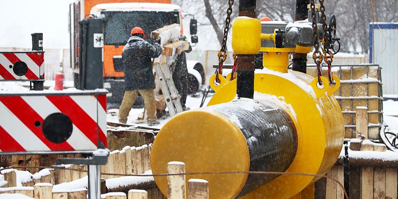 Началась реконструкция Голутвинского подводного газопровода