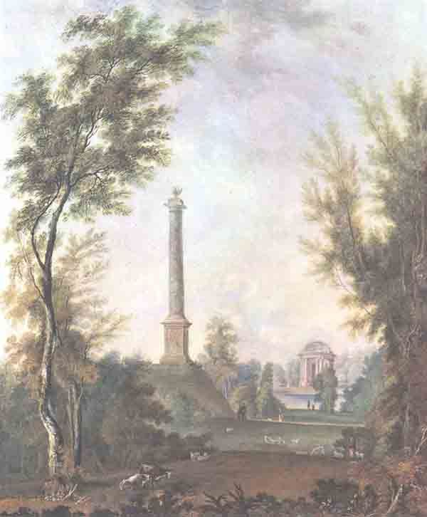 С. Щедрин «Орлиная колонна в Гатчинском парке», 1798 г.