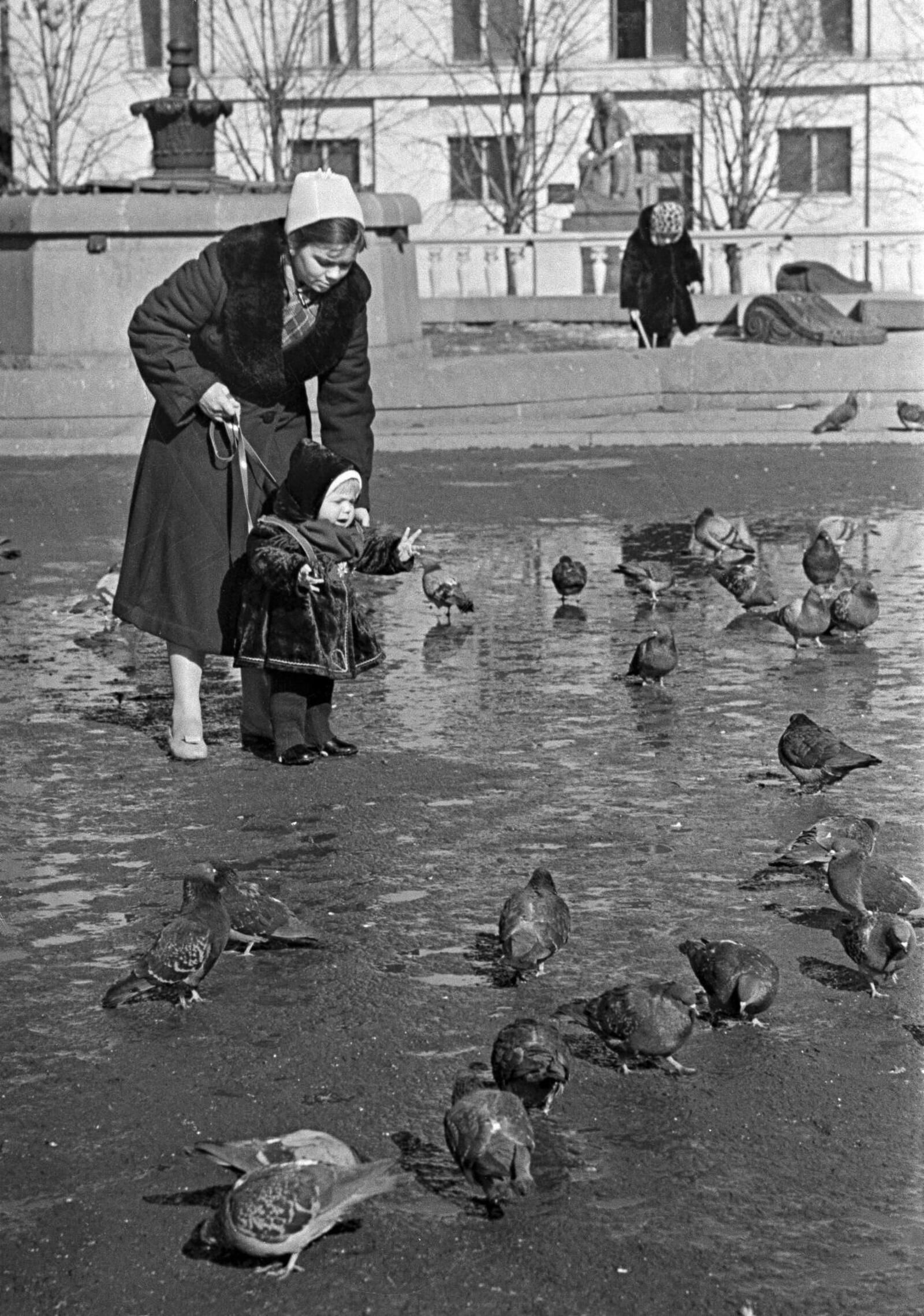 Весна в Москве. Март 1961 г. Фото В. Минкевича. Главархив Москвы