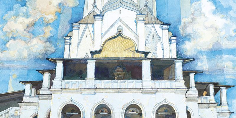 Природа и памятники: в музее-заповеднике «Коломенское» пройдет выставка акварельных работ Германа Орлова