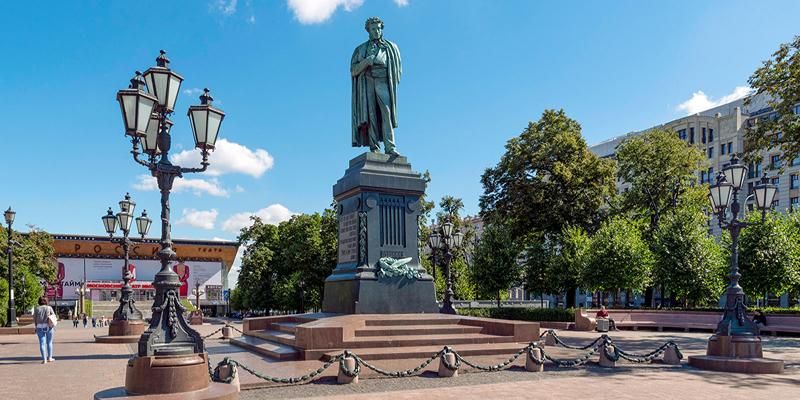 На тестовом голосовании москвичи определят судьбу монумента Александру Пушкину