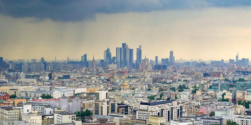 В Москве прогнозируют дождь и грозу